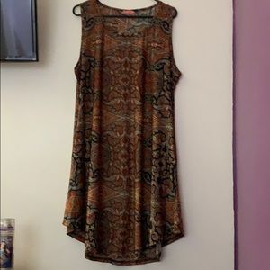 Light stretchy flowy Fabric dress.